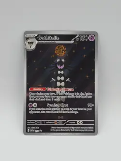 Pokemon TCG Gothitelle 211 Promo Card White Flare Black Bolt Illustration Rare - Image 1