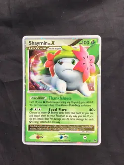 Pokemon Cards: Platinum Rare Holo: Shaymin Lv. X 126/127 - Image 1