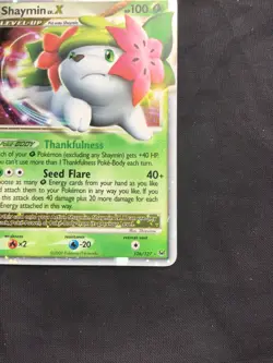 Pokemon Cards: Platinum Rare Holo: Shaymin Lv. X 126/127 - Image 5
