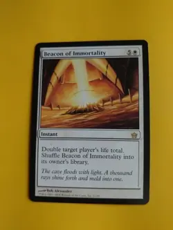 Beacon of Immortality. Rare Instant Fifth Dawn. VG Magic the Gathering Card. - Image 1