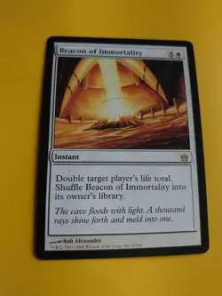 Beacon of Immortality. Rare Instant Fifth Dawn. VG Magic the Gathering Card. - Image 4