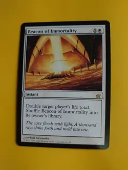 Beacon of Immortality. Rare Instant Fifth Dawn. VG Magic the Gathering Card. - Image 5