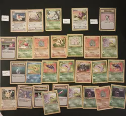 100 Pokemon Cards: Base Set, Jungle, Fossil, +More (+28 Italian, French, German) - Image 5