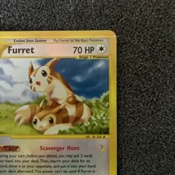 Pokemon Card - Furret Aquapolis 48/147 Reverse Holo Vintage 2002 E-Reader LP - Image 3