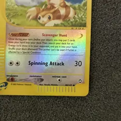 Pokemon Card - Furret Aquapolis 48/147 Reverse Holo Vintage 2002 E-Reader LP - Image 4