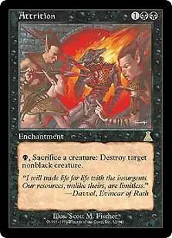 Magic The Gathering Urza's Destiny Single Card Rare Attrition #52 - Image 1
