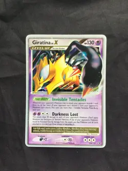 Pokemon Cards: Platinum Rare Holo: Giratina Lv. X 124/127 - Image 1