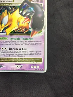 Pokemon Cards: Platinum Rare Holo: Giratina Lv. X 124/127 - Image 5