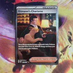 Giovanni's Charisma 204/165 SIR - Pokemon Card - Scarlet & Violet 151 - Image 1
