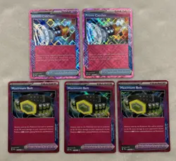 Pokemon Prismatic Evolutions ACE SPEC Holo Rare (5) card lot! (2) Prime (3) Belt - Image 1