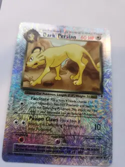 Dark Persian Ledendary Collection Holo Base Pokemon Card WOTC - Image 4