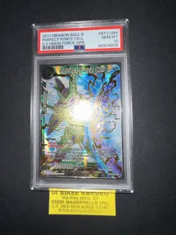 DRAGONBALL PSA 10 PERFECT FORCE CELL BT2-084 SPR S2 UNION FORCE DB SUPER CARD G - Image 4