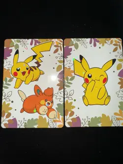 Pokemon Card Pronto Promo 2 SET Holo Pikachu etc #4454 EX - Image 1