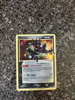 Pokemon Greninja Gold Star Holo Card SWSH144 Celebrations Promo - Image 2