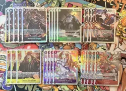 TCG One Piece English 44 Card lot: SRs, Alts, Dons, OP11, OP12 - Image 1