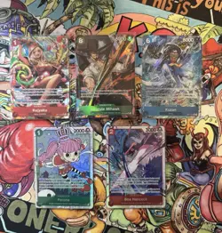 TCG One Piece English 44 Card lot: SRs, Alts, Dons, OP11, OP12 - Image 3