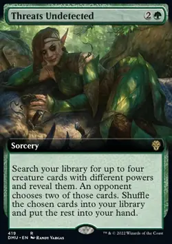 MTG Magic the Gathering Threats Undetected (419/447) Dominaria United NM - Image 1