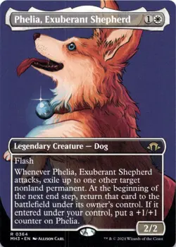 MTG Phelia, Exuberant Shepherd (Borderless) (364) | NM | Modern Horizons 3 {MH3} - Image 1