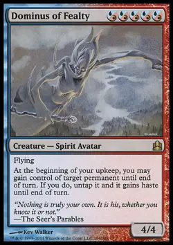 MTG Magic the Gathering Dominus of Fealty (194/320) Commander LP - Image 1