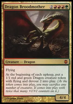 MTG Magic the Gathering Dragon Broodmother (53/149) Alara Reborn LP - Image 1