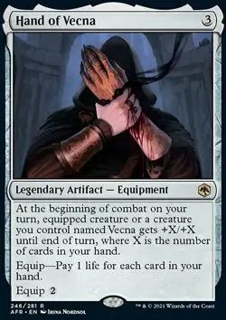 MTG Hand of Vecna (246/424) Adventures in the Forgotten Realms NM - Image 1