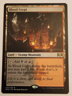 Blood Crypt RNA #245 Rare Land NM+ - Image 1