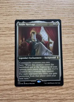 Noble Heritage ETCHED FOIL - NM - MTG Commander Legends 2 - Magic the Gathering - Image 1