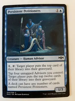 MTG Persistent Petitioners Ravnica Allegiance 044/259 Regular Common NM X1 - Image 1