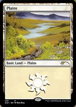 NM-Mint, English MTG Regular Plains (100) - Happy Little Gathering Secret Lair D - Image 1