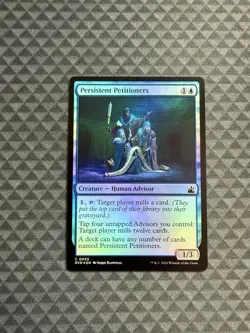 MTG Persistent Petitioners #0053 Foil Common Ravnica Remastered (RVR) - Image 1