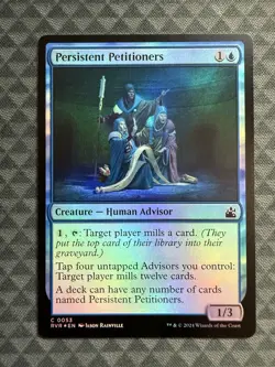 MTG Persistent Petitioners #0053 Foil Common Ravnica Remastered (RVR) - Image 2