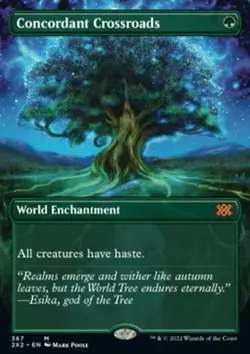 MTG Magic the Gathering Concordant Crossroads (367/603) Double Masters 2022 LP - Image 1