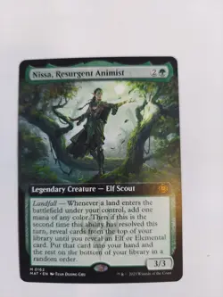 Nissa, Resurgent Animist (Extended Art) March of the Machine: The Aftermath Foil - Image 1