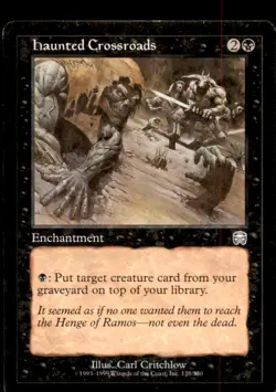 MTG Haunted Crossroads LP Light Play Mercadian Masques [2407] - Image 1