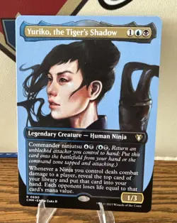 MTG Yuriko, the Tiger's Shadow Borderless - Commander Masters #690 Fresh Pull - Image 1