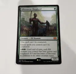 2022 Magic Double Masters Allosaurus Shepherd Mythic Rare #132 NM *SEE PICS* - Image 1