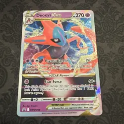 Pokemon Deoxys VSTAR Black Star Promo SWSH268 Holo - Image 1