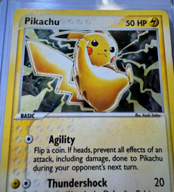2003 POKEMON TCG PIKACHU BLACK STAR PROMO HOLO RARE E-READER 012 - Image 2