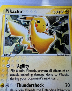 2003 POKEMON TCG PIKACHU BLACK STAR PROMO HOLO RARE E-READER 012 - Image 3
