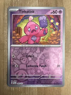 Pokemon TCG Tinkatink Scarlet & Violet - Paldea Evolved 100/193 Reverse Holo... - Image 1