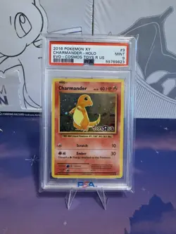 *INSANE SWIRL* Chamander Toys R Us Cosmos XY Promo PSA 9 Pokemon Card - Image 1