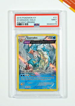 Pokemon PSA 9 Gyarados #21 Holo XY Ancient Origins 2015 English - Image 1