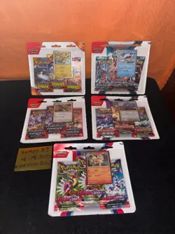 Large Sealed Pokemon Lot, mixed sets , collection , sealed Triple blisters - Image 1