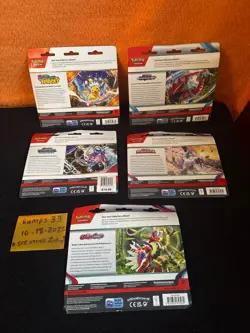 Large Sealed Pokemon Lot, mixed sets , collection , sealed Triple blisters - Image 2