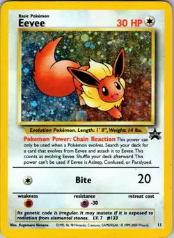 Eevee Promo WoTC Promo 11/53 LP - Pokemon TCG - Image 1
