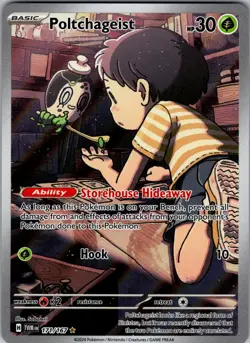 Poltchageist Illustration Rare SV06: Twilight Masquerade 171/167 NM - Pokemon TC - Image 1