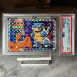 Blastoise Vs Charizard Pokemon Topsun (1997) Vs. Series - No.009 Prism Holo - Image 1