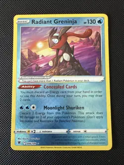 Radiant Greninja 046/189 Pokemon Astral Radiance - Image 1