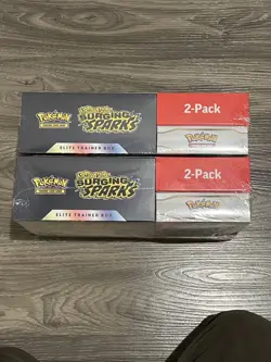 Pokemon Surging Sparks ETB + Booster Bundle Costco 2-pack - SEALED! - Image 4