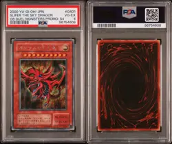 YU GI OH PSA 4 SLIFER THE SKY DRAGON G4-01 GB DUEL MOSTERS PROMO :S4 JAP 2000! - Image 3